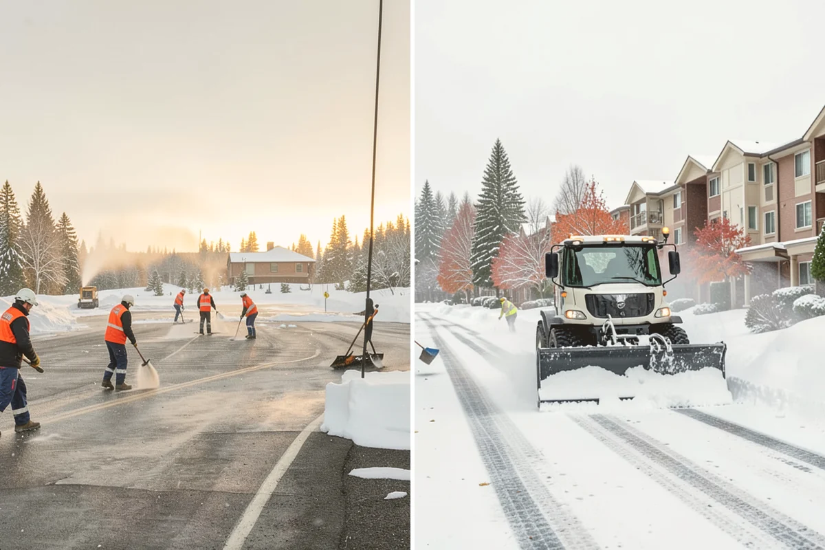 Ice Melt Application in Mount Vernon, Skagit County, WA - Match the ice melt blend to the expected overnight low