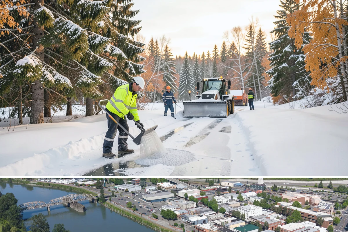 Ice Melt Application in Mount Vernon, Skagit County, WA - Ice melt application is in demand from November through March, especially before weekday mornings when overnight lows dip below...