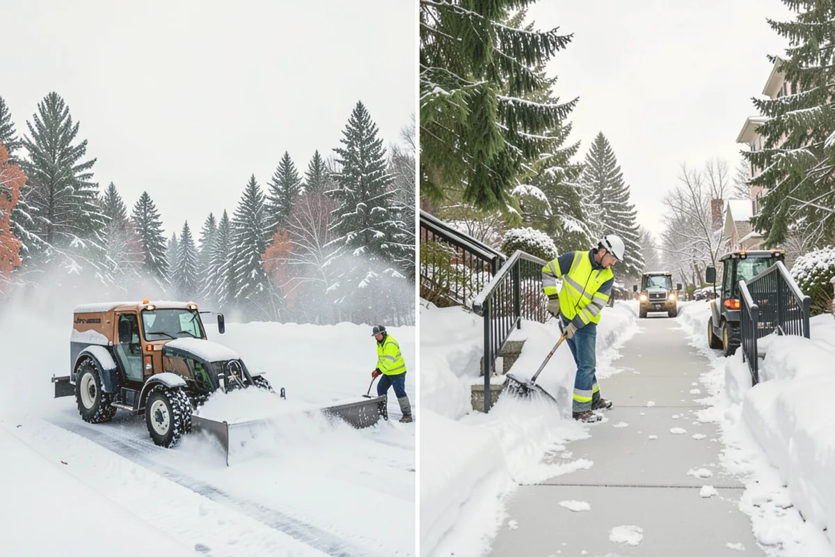 Ice Melt Application in Newcastle, King County, WA - Match the ice melt blend to the expected overnight low
