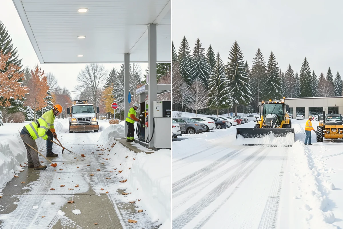 Ice Melt Application in Orting, Pierce County, WA - Match the ice melt blend to the expected overnight low