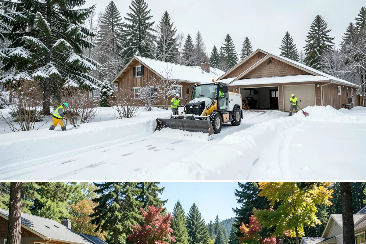 Ice Melt Application in Orting, Pierce County, WA - Ice melt application is in demand from November through March, especially before weekday mornings when overnight lows dip below...