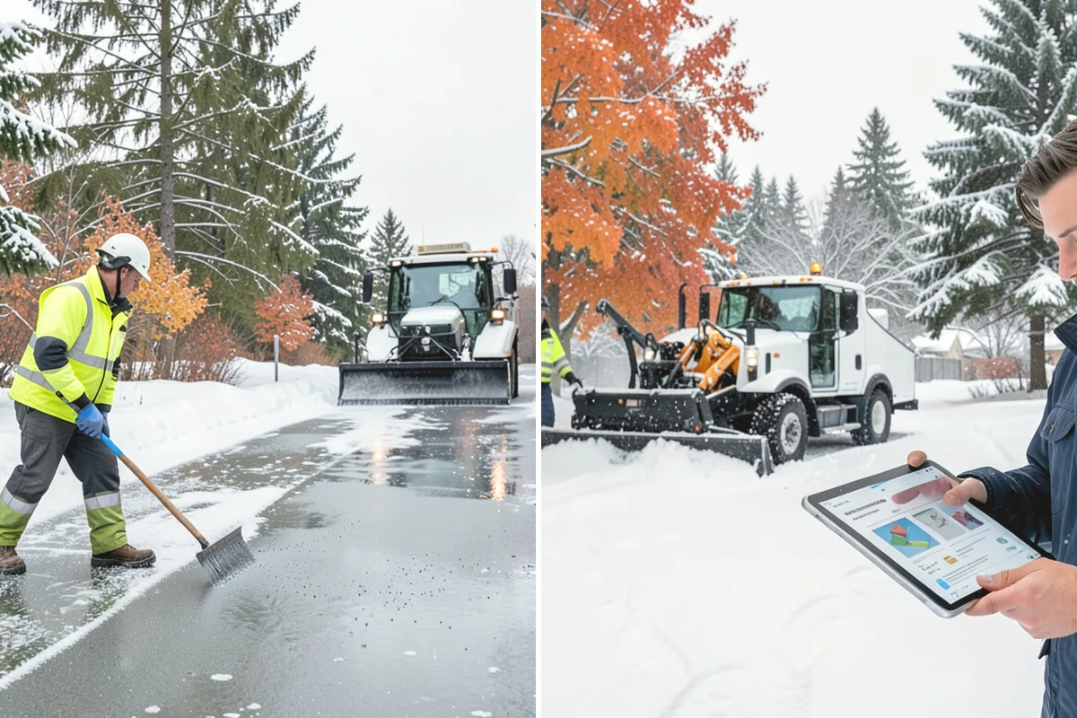 Ice Melt Application in Ruston, Pierce County, WA - Match the ice melt blend to the expected overnight low