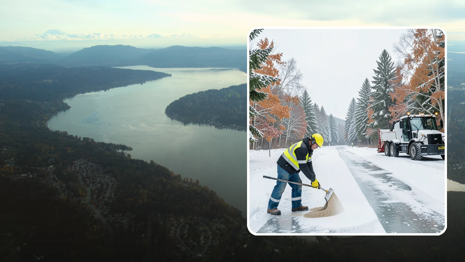 Ice Melt Application in Sammamish, King County, WA - Ice melt application dissolves stubborn ice on walkways and entrances using blends matched to Western Washington's near-freezing...