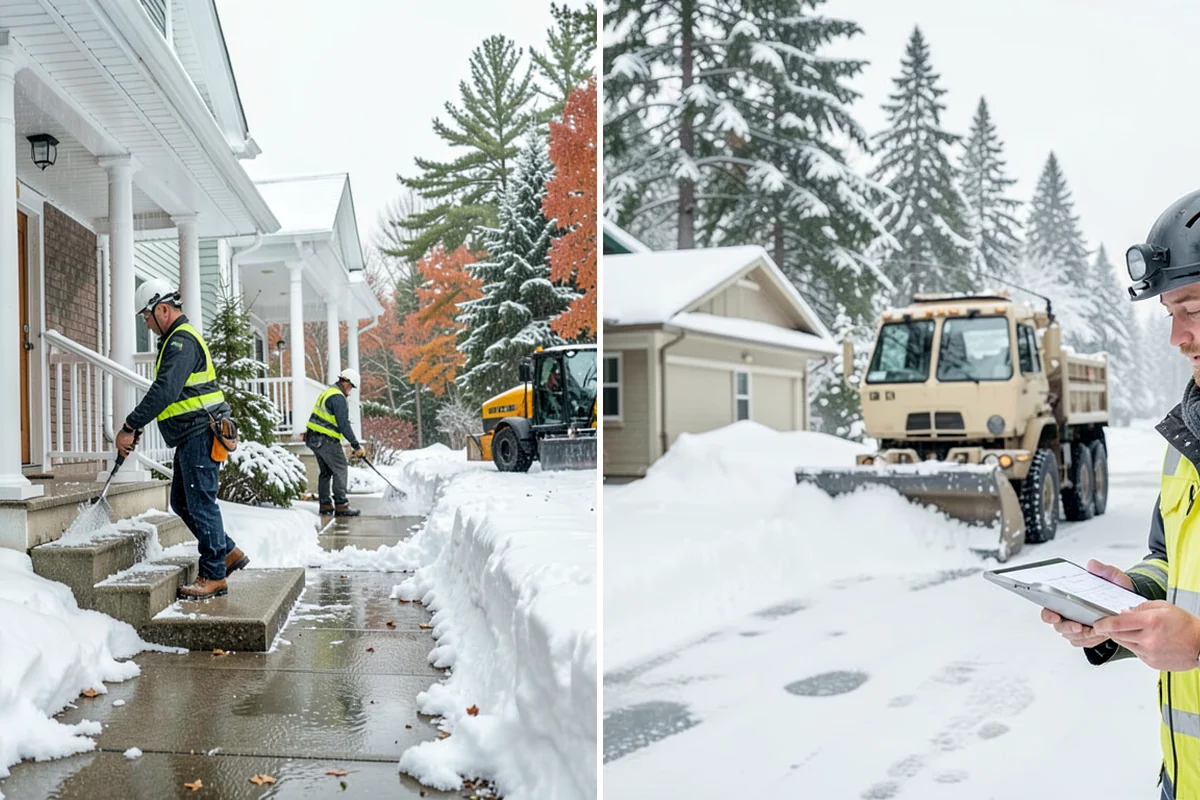 Ice Melt Application in SeaTac, King County, WA - Match the ice melt blend to the expected overnight low