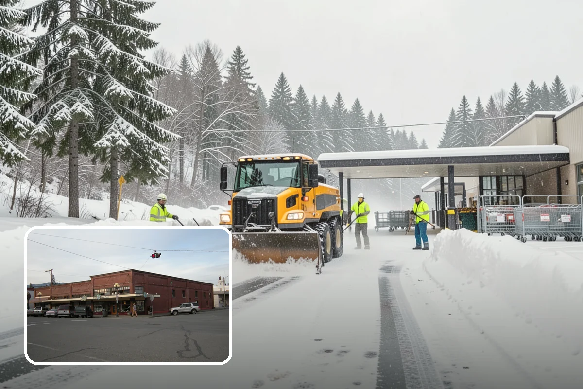 Ice Melt Application in Sedro-Woolley, Skagit County, WA - Faster contact melt than plain rock salt