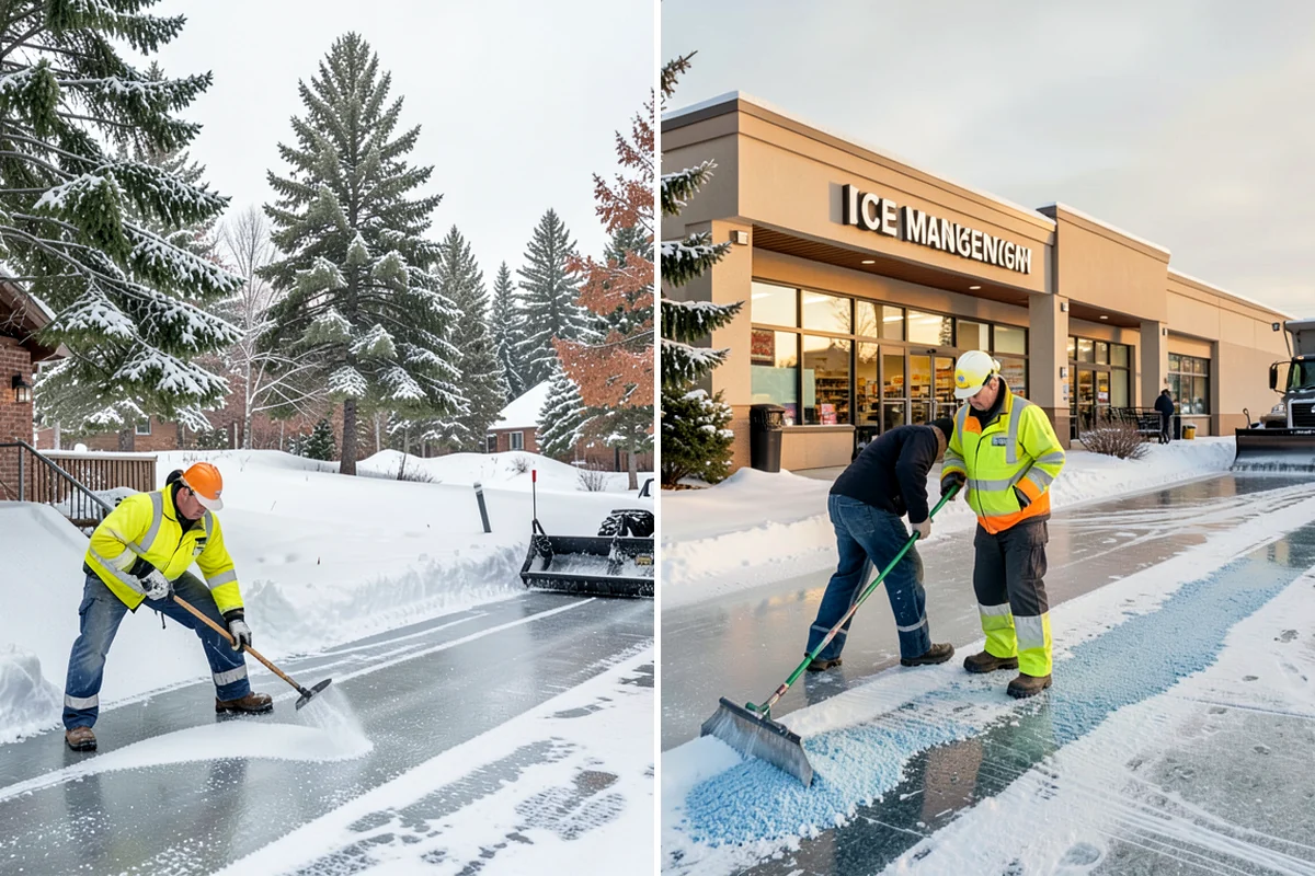 Ice Melt Application in Sedro-Woolley, Skagit County, WA - Match the ice melt blend to the expected overnight low