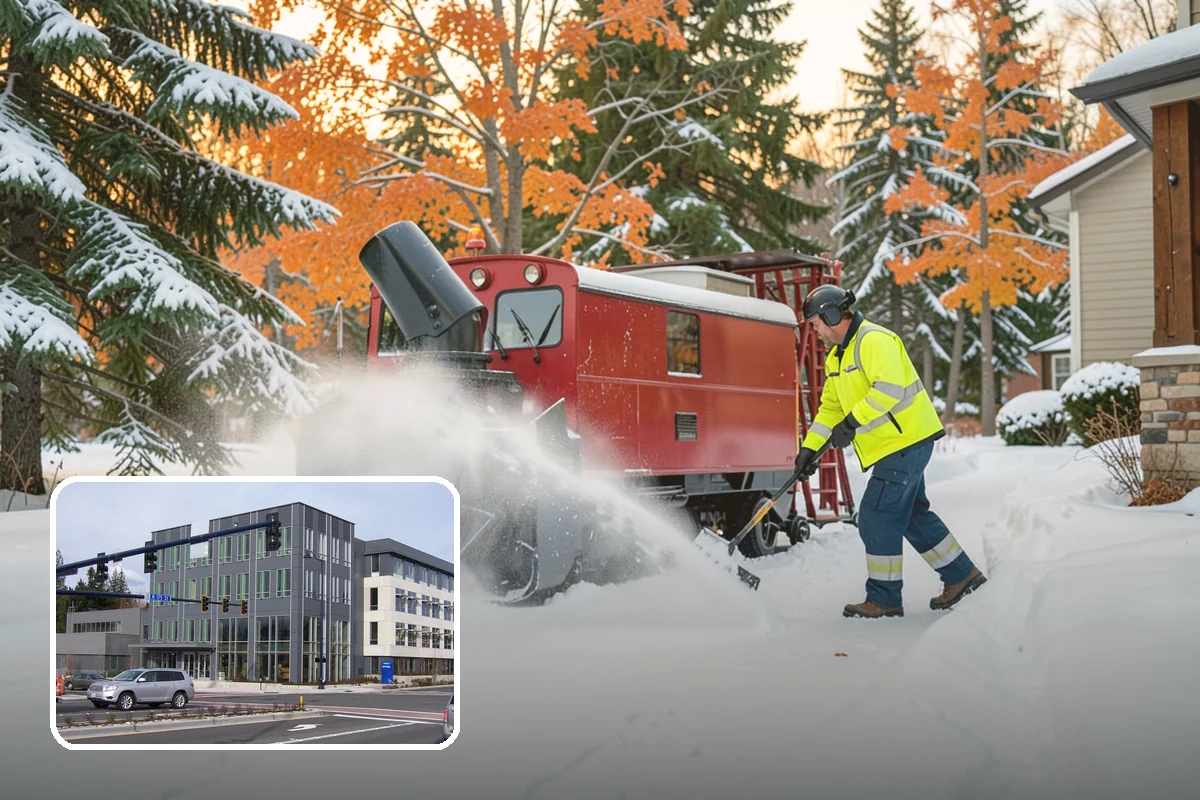 Ice Melt Application in Shoreline, King County, WA - Faster contact melt than plain rock salt