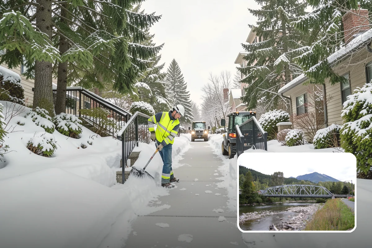 Ice Melt Application in Skykomish, King County, WA - Faster contact melt than plain rock salt