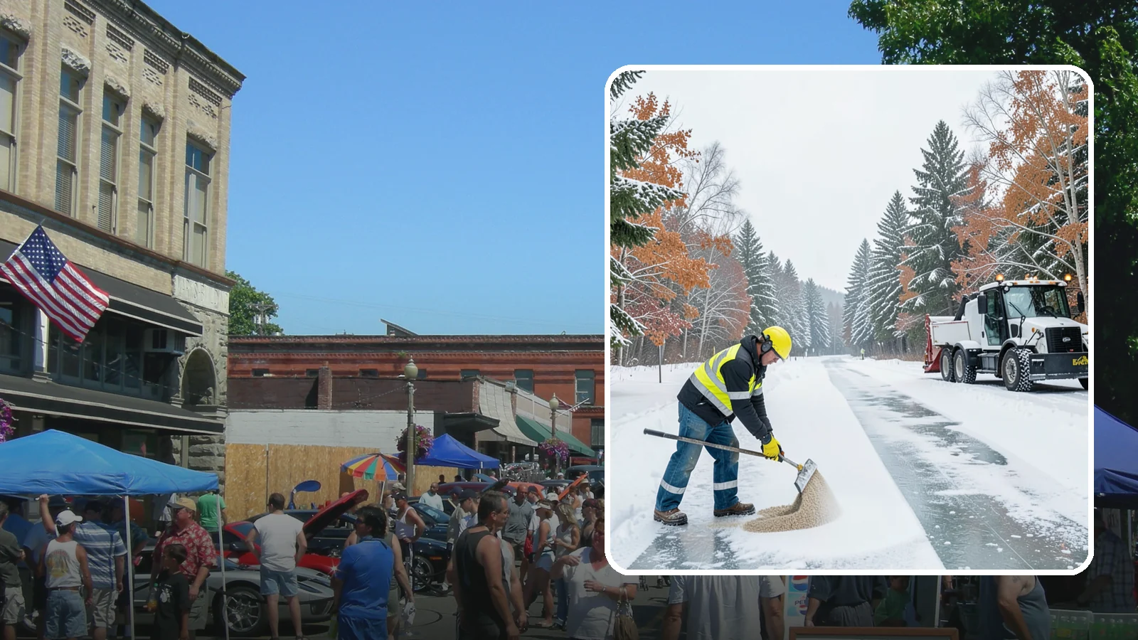 Ice Melt Application in Snohomish, Snohomish County, WA - Ice melt application dissolves stubborn ice on walkways and entrances using blends matched to Western Washington's near-freezing...