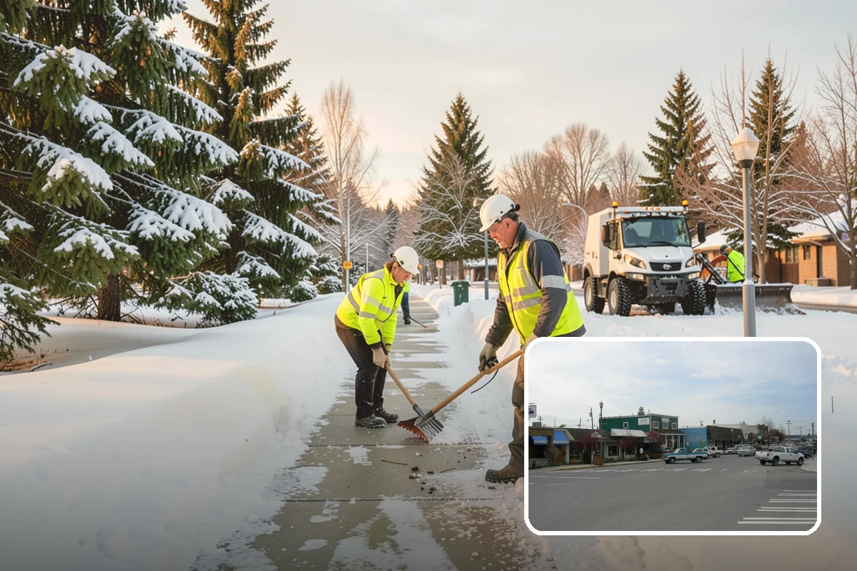Ice Melt Application in Stanwood, Snohomish County, WA - Faster contact melt than plain rock salt