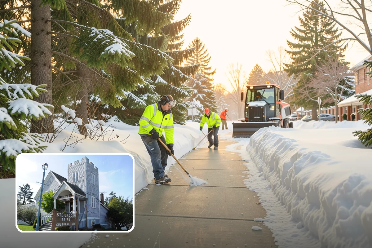 Ice Melt Application in Steilacoom, Pierce County, WA - Faster contact melt than plain rock salt