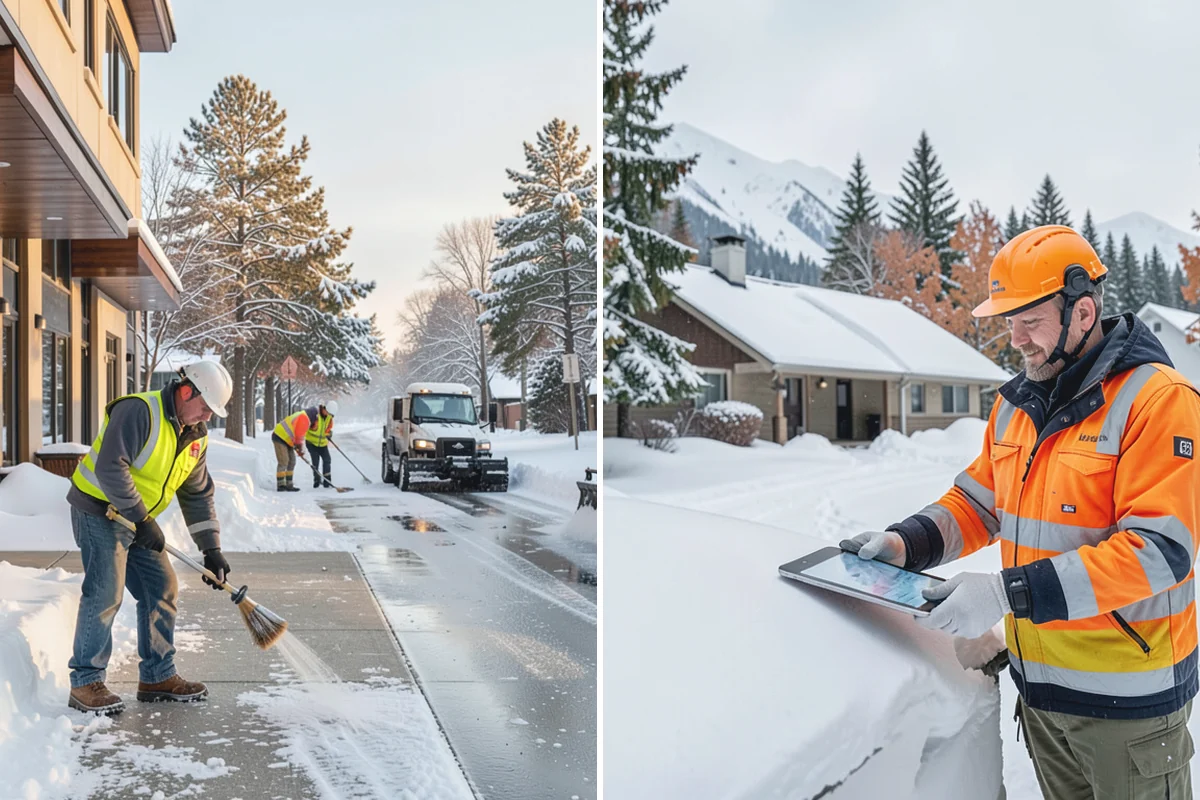 Ice Melt Application in Sumner, Pierce County, WA - Match the ice melt blend to the expected overnight low