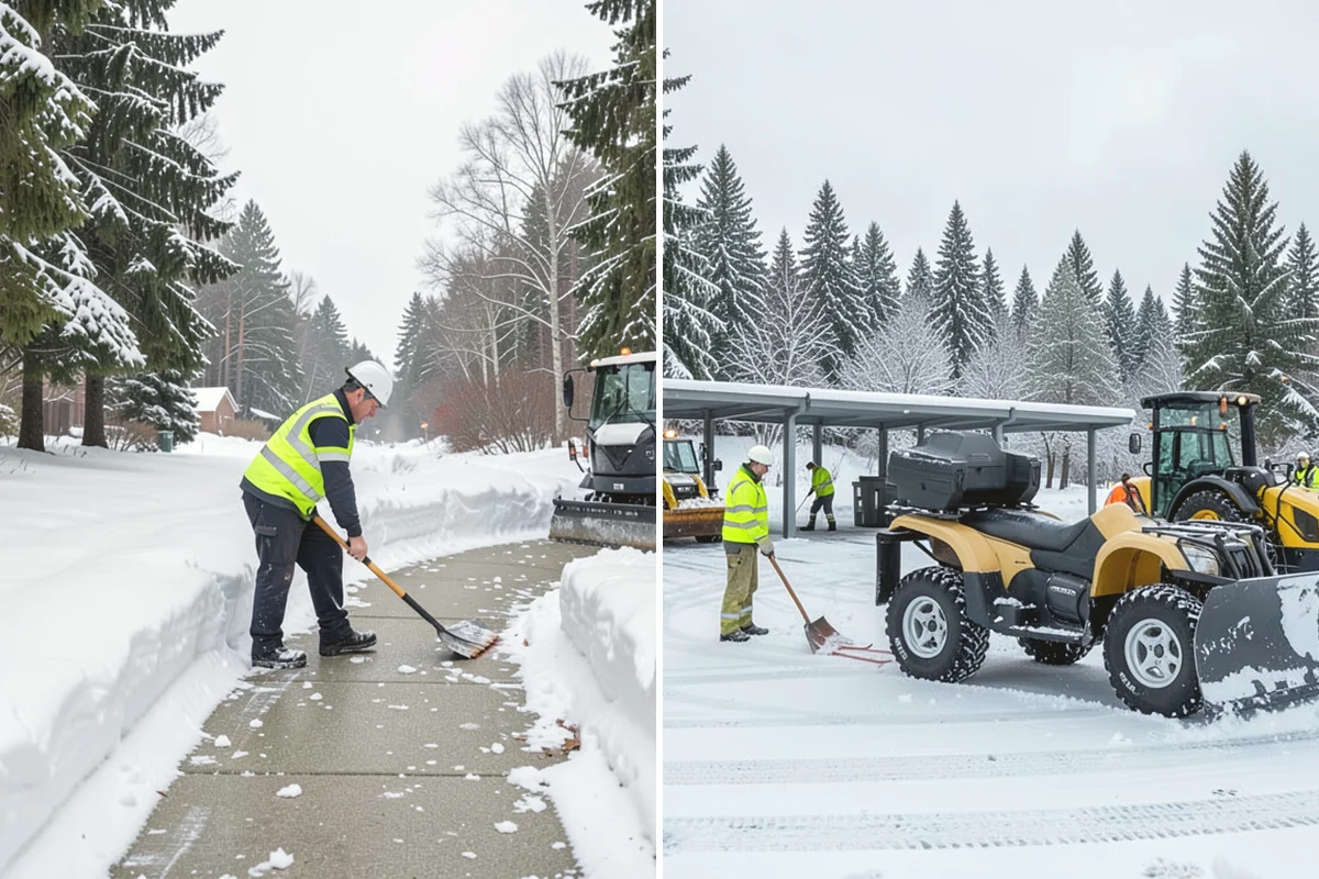 Ice Melt Application in Tukwila, King County, WA - Match the ice melt blend to the expected overnight low