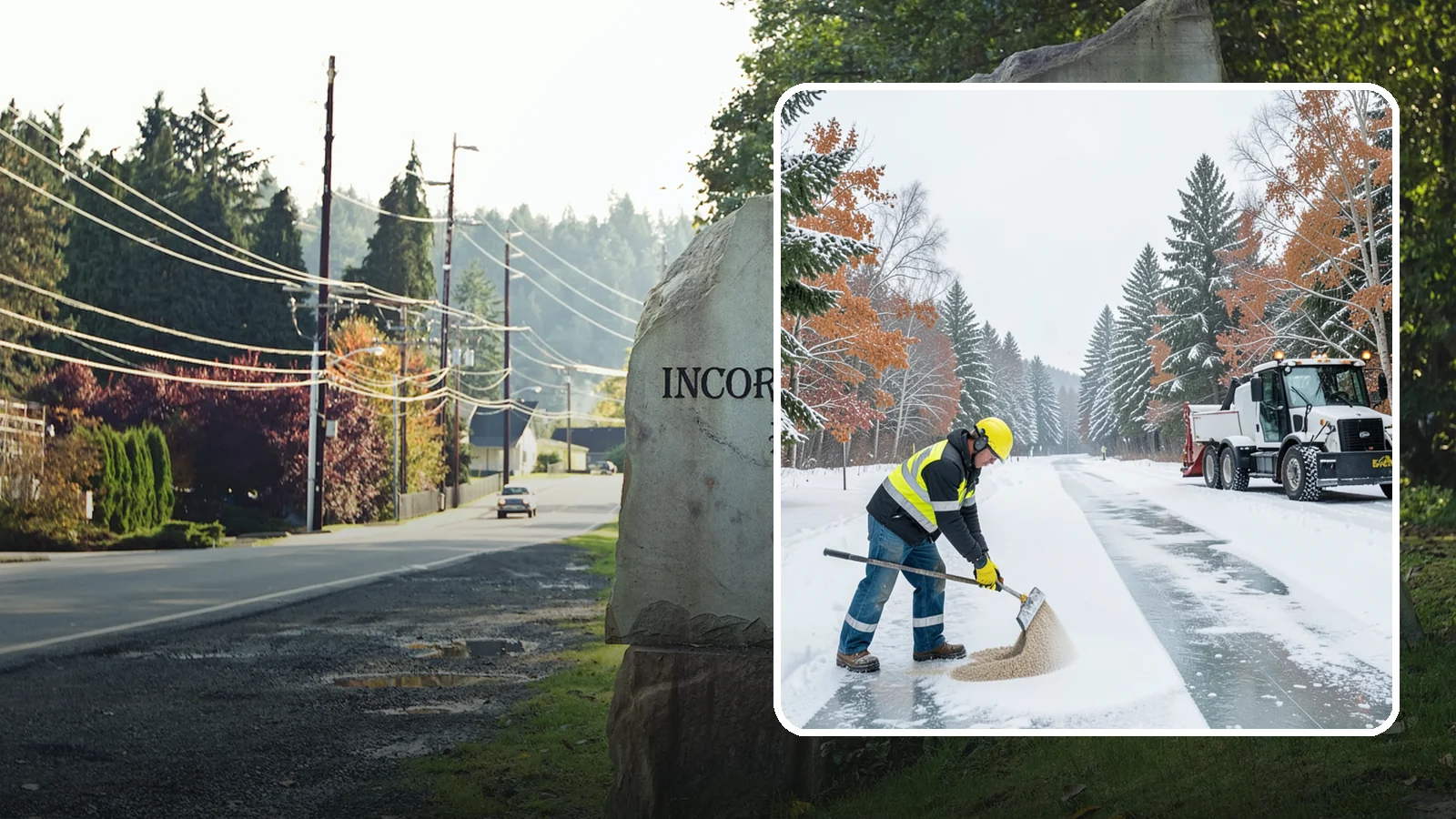 Ice Melt Application in Wilkeson, Pierce County, WA - Ice melt application dissolves stubborn ice on walkways and entrances using blends matched to Western Washington's near-freezing...