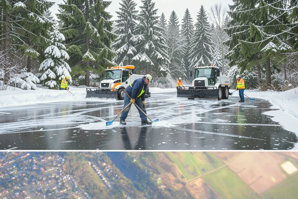 Ice Removal from Driveways in Algona, King County, WA - Driveway ice removal peaks during freeze-thaw stretches from midwinter into early spring.