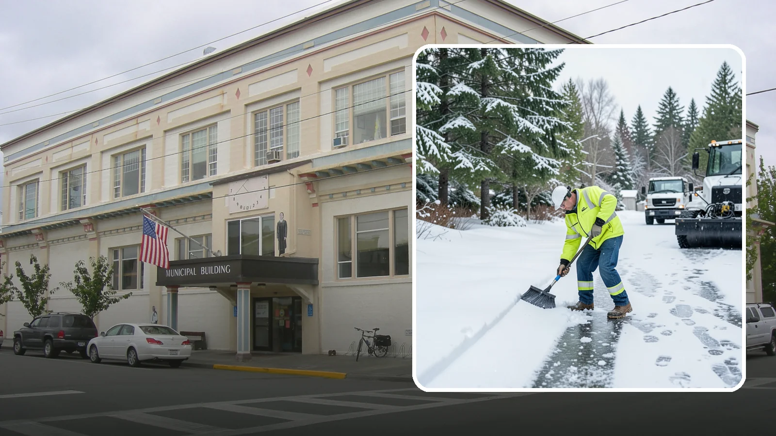 Ice Removal from Driveways in Anacortes, Skagit County, WA - We break up and remove driveway ice left behind by Western Washington's thaw-and-refreeze cycles.