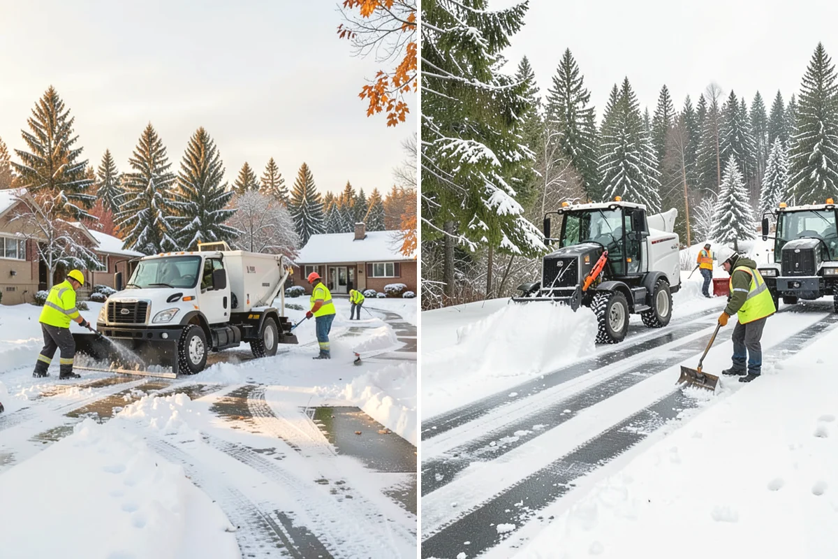 Ice Removal from Driveways in Anacortes, Skagit County, WA - We locate ice from thaw-and-refreeze cycles
