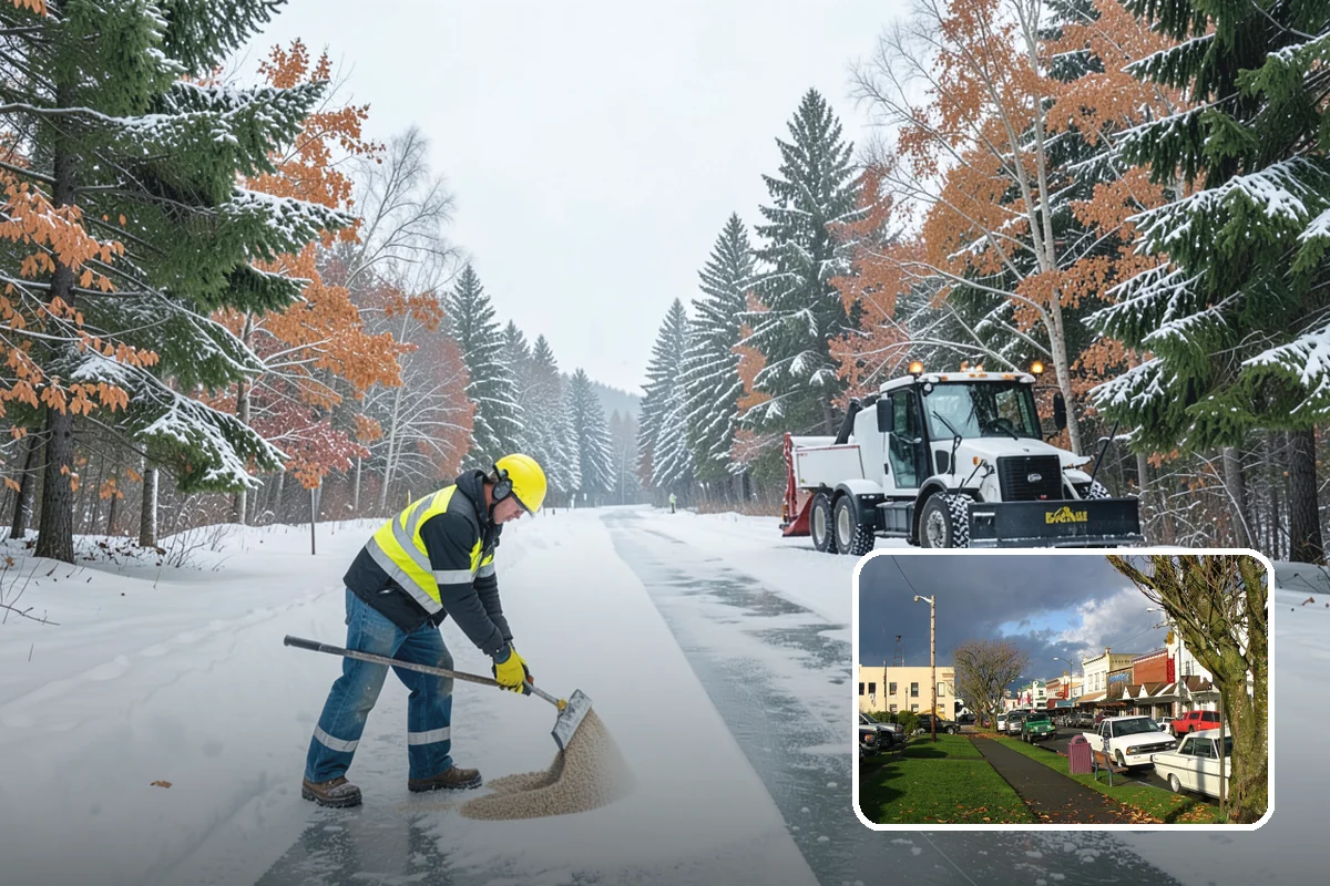 Ice Removal from Driveways in Arlington, Snohomish County, WA - Removes bonded ice a shovel cannot lift