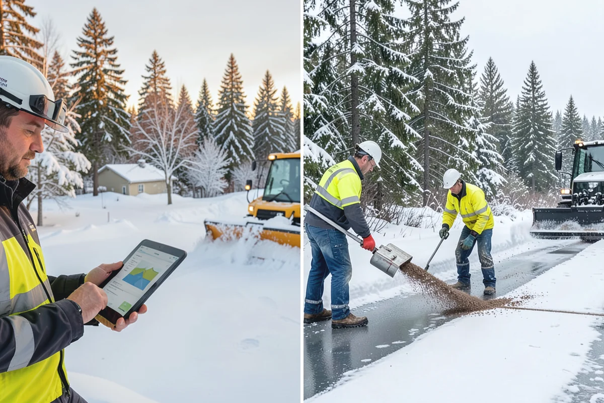 Ice Removal from Driveways in Auburn, King County, WA - We locate ice from thaw-and-refreeze cycles