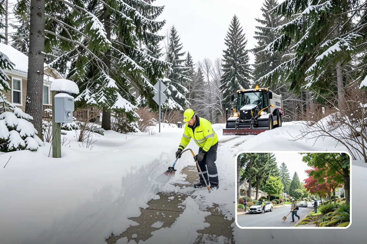 Ice Removal from Driveways in Beaux Arts Village, King County, WA - Removes bonded ice a shovel cannot lift