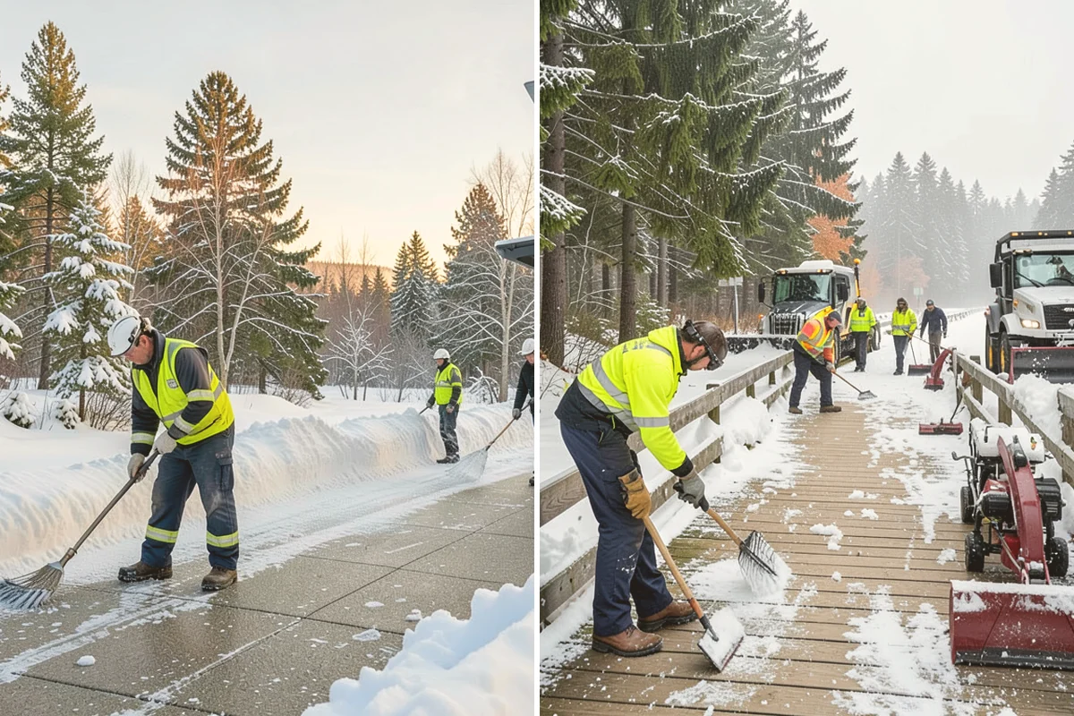 Ice Removal from Driveways in Bellevue, King County, WA - We locate ice from thaw-and-refreeze cycles