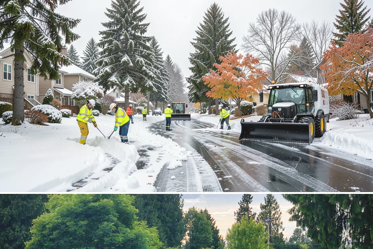Ice Removal from Driveways in Bonney Lake, Pierce County, WA - Driveway ice removal peaks during freeze-thaw stretches from midwinter into early spring.