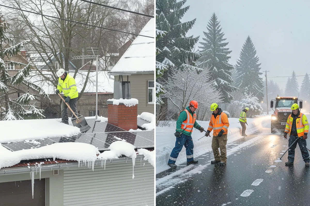 Ice Removal from Driveways in Burlington, Skagit County, WA - We locate ice from thaw-and-refreeze cycles