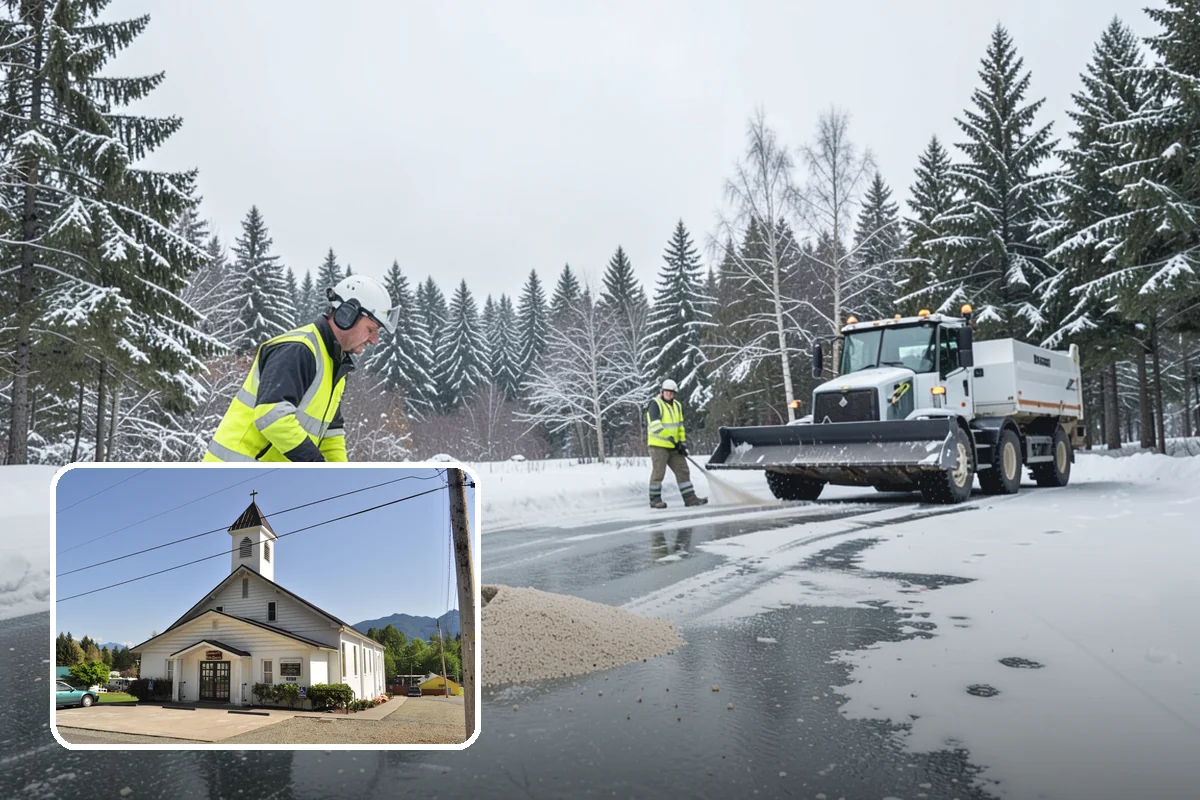 Ice Removal from Driveways in Concrete, Skagit County, WA - Removes bonded ice a shovel cannot lift
