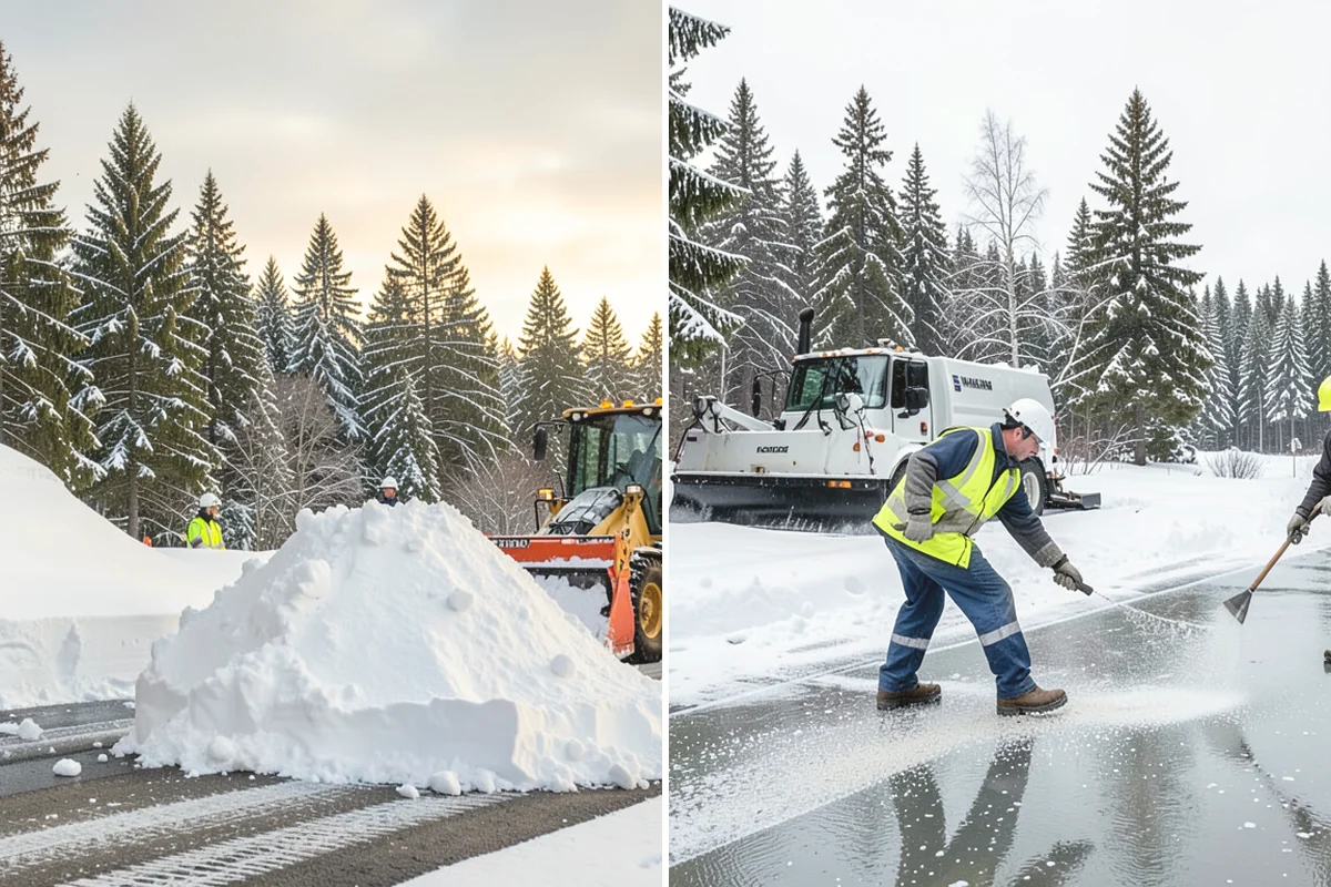 Ice Removal from Driveways in Covington, King County, WA - We locate ice from thaw-and-refreeze cycles