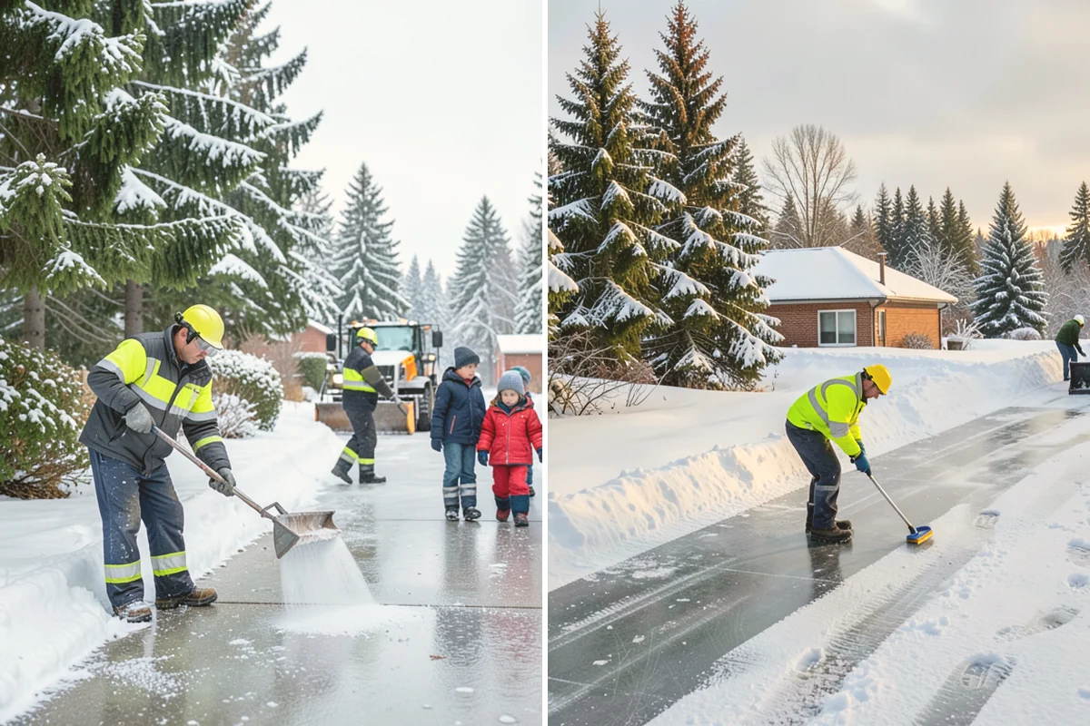 Ice Removal from Driveways in Eatonville, Pierce County, WA - We locate ice from thaw-and-refreeze cycles