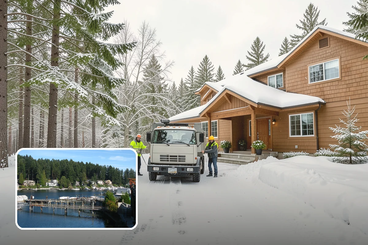 Ice Removal from Driveways in Gig Harbor, Pierce County, WA - Removes bonded ice a shovel cannot lift