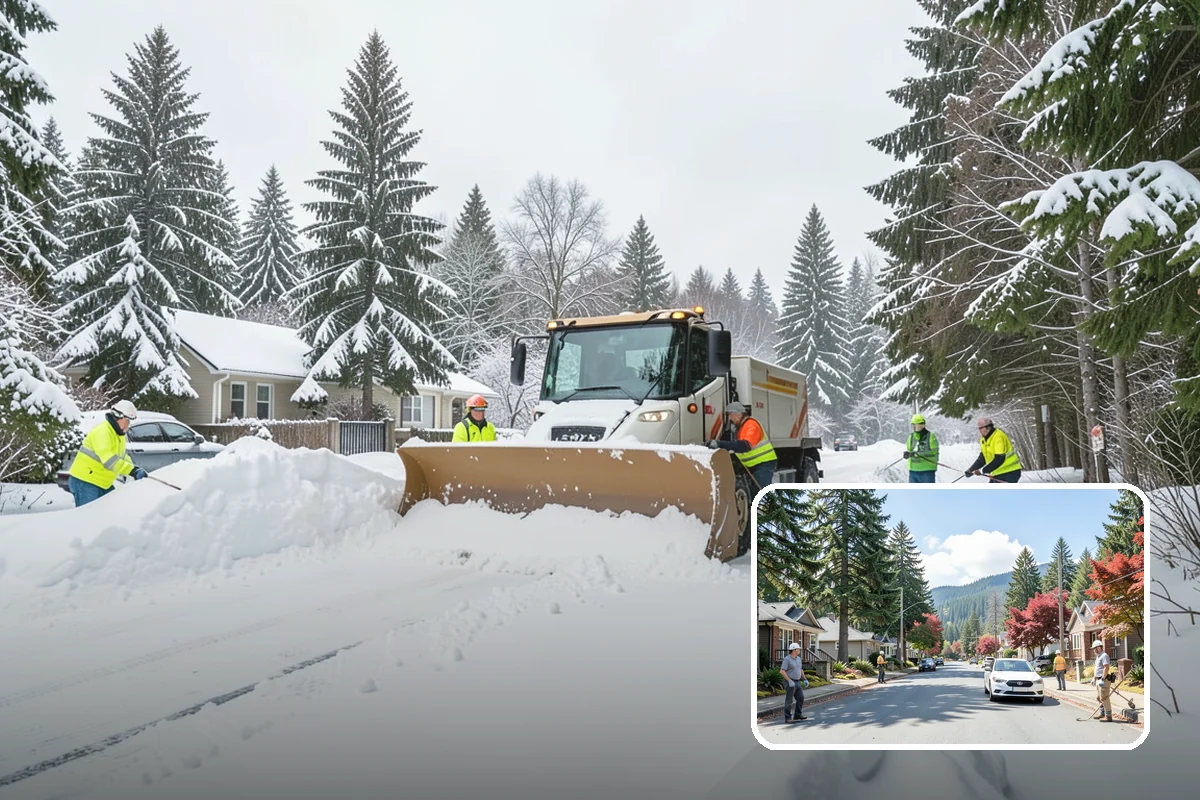 Ice Removal from Driveways in Hunts Point, King County, WA - Removes bonded ice a shovel cannot lift