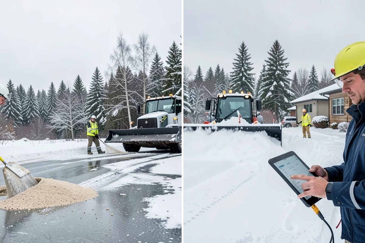 Ice Removal from Driveways in Lakewood, Pierce County, WA - We locate ice from thaw-and-refreeze cycles
