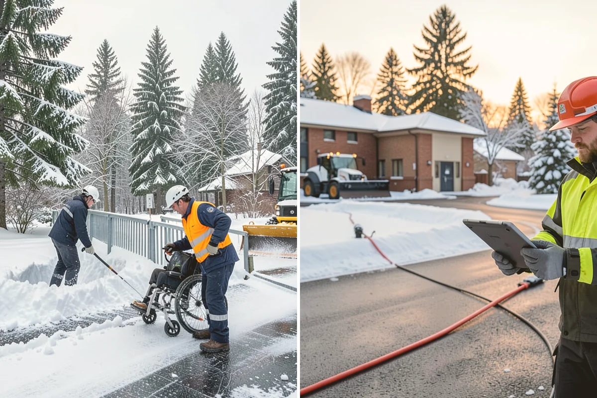 Ice Removal from Driveways in Langley, Island County, WA - We locate ice from thaw-and-refreeze cycles