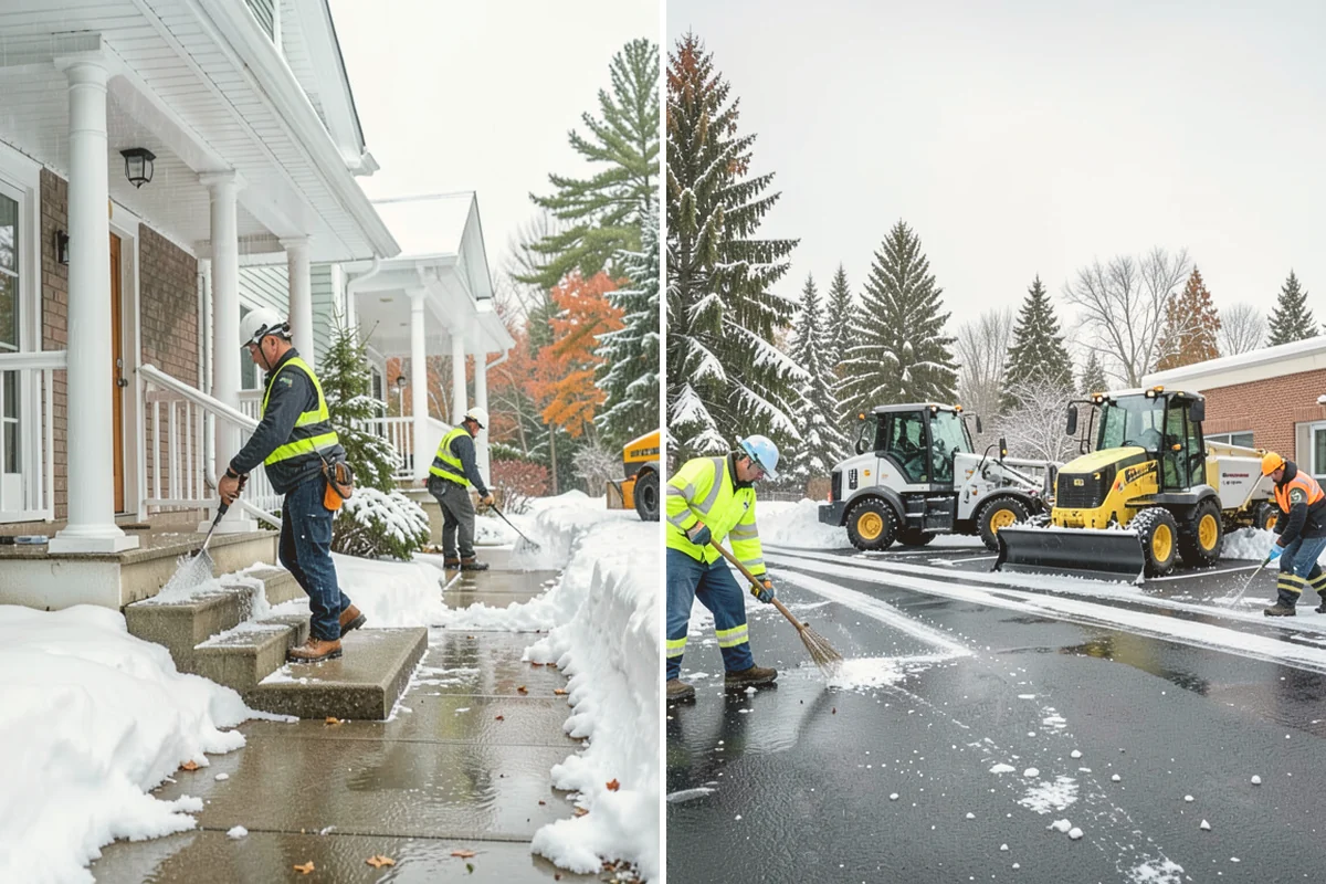 Ice Removal from Driveways in Mount Vernon, Skagit County, WA - We locate ice from thaw-and-refreeze cycles