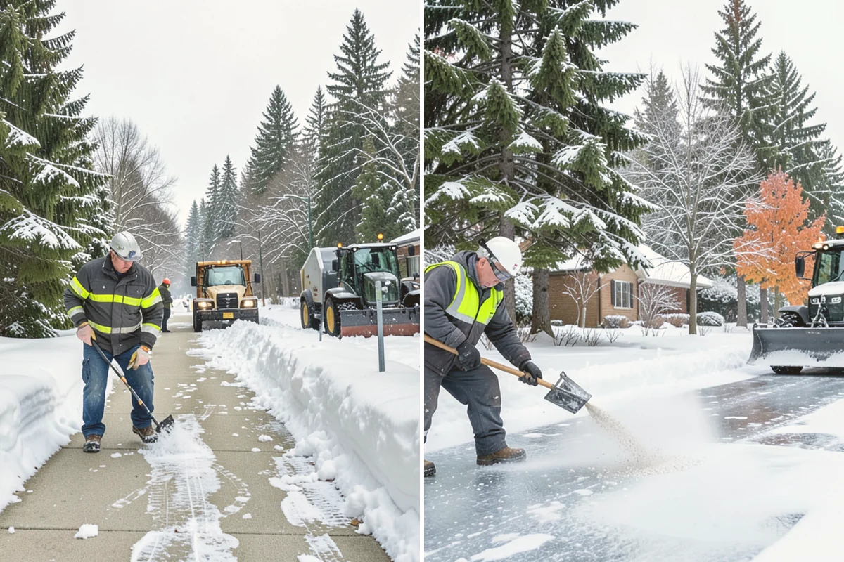 Ice Removal from Driveways in Newcastle, King County, WA - We locate ice from thaw-and-refreeze cycles