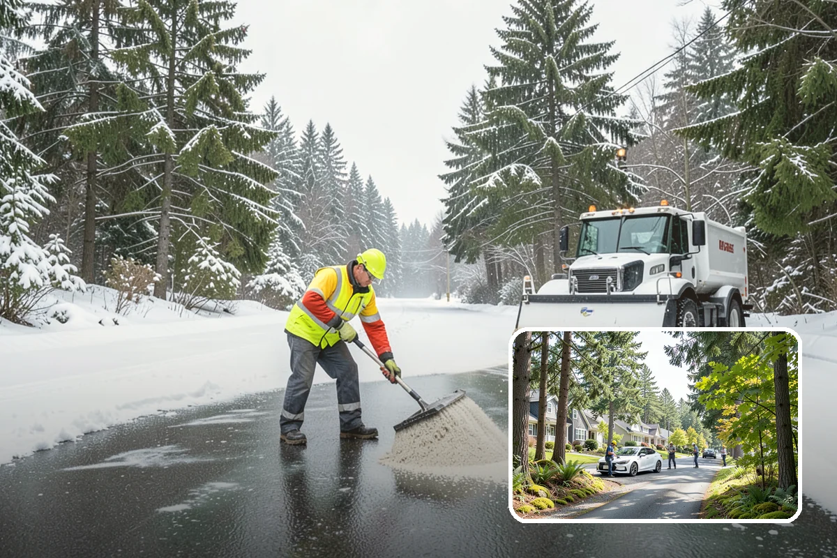 Ice Removal from Driveways in Normandy Park, King County, WA - Removes bonded ice a shovel cannot lift
