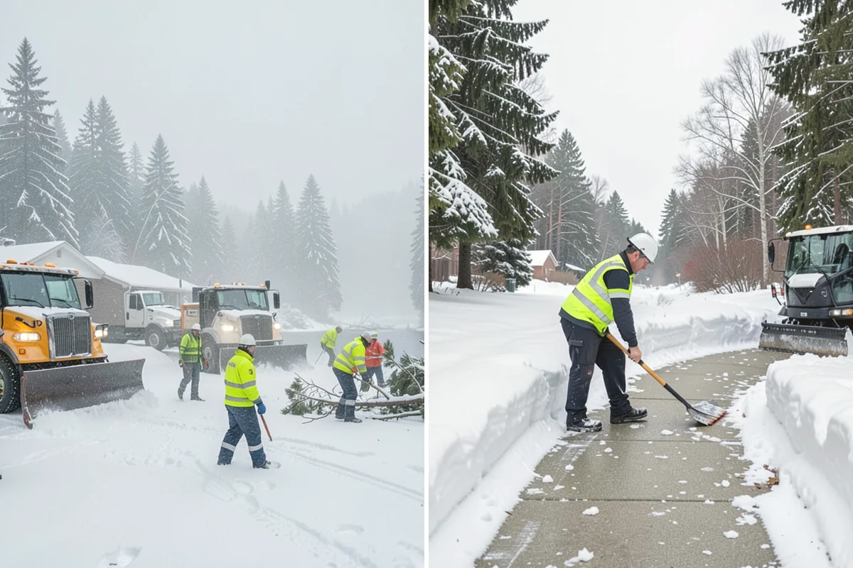 Ice Removal from Driveways in North Bend, King County, WA - We locate ice from thaw-and-refreeze cycles
