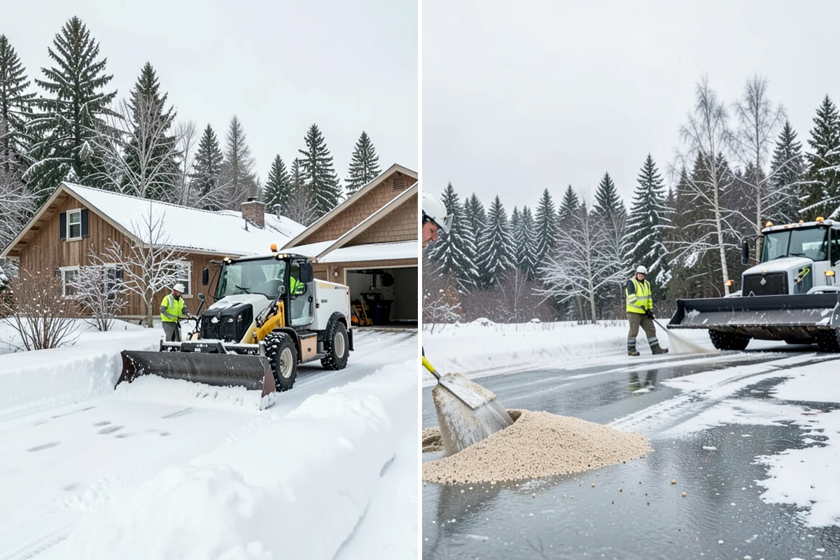 Ice Removal from Driveways in Sedro-Woolley, Skagit County, WA - We locate ice from thaw-and-refreeze cycles