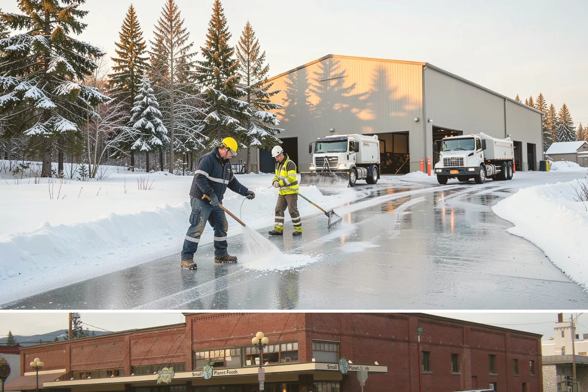 Ice Removal from Driveways in Sedro-Woolley, Skagit County, WA - Driveway ice removal peaks during freeze-thaw stretches from midwinter into early spring.
