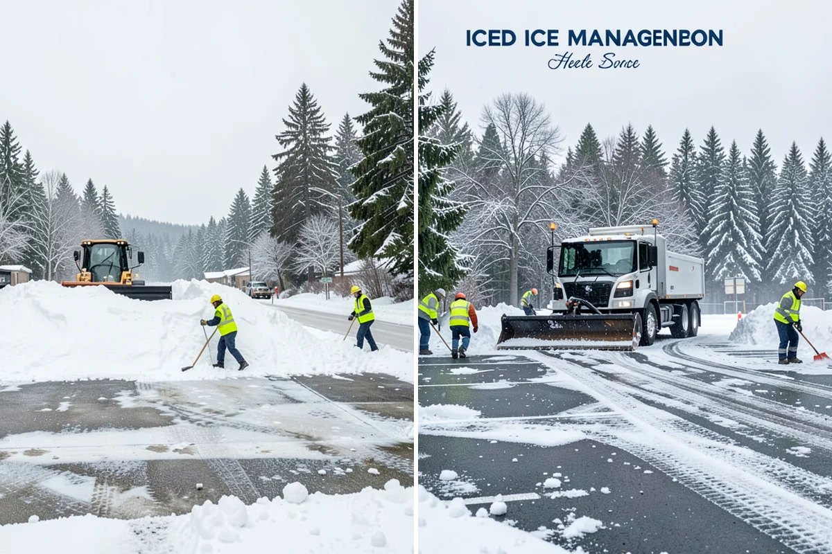 Ice Removal from Driveways in Shoreline, King County, WA - We locate ice from thaw-and-refreeze cycles