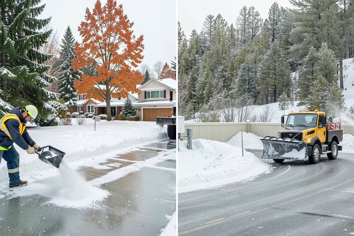 Ice Removal from Driveways in Snoqualmie, King County, WA - We locate ice from thaw-and-refreeze cycles