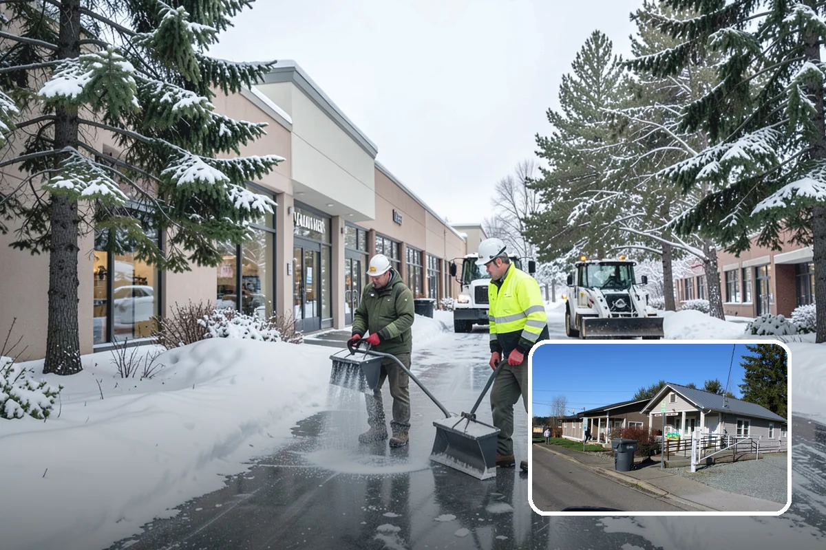Ice Removal from Driveways in South Prairie, Pierce County, WA - Removes bonded ice a shovel cannot lift