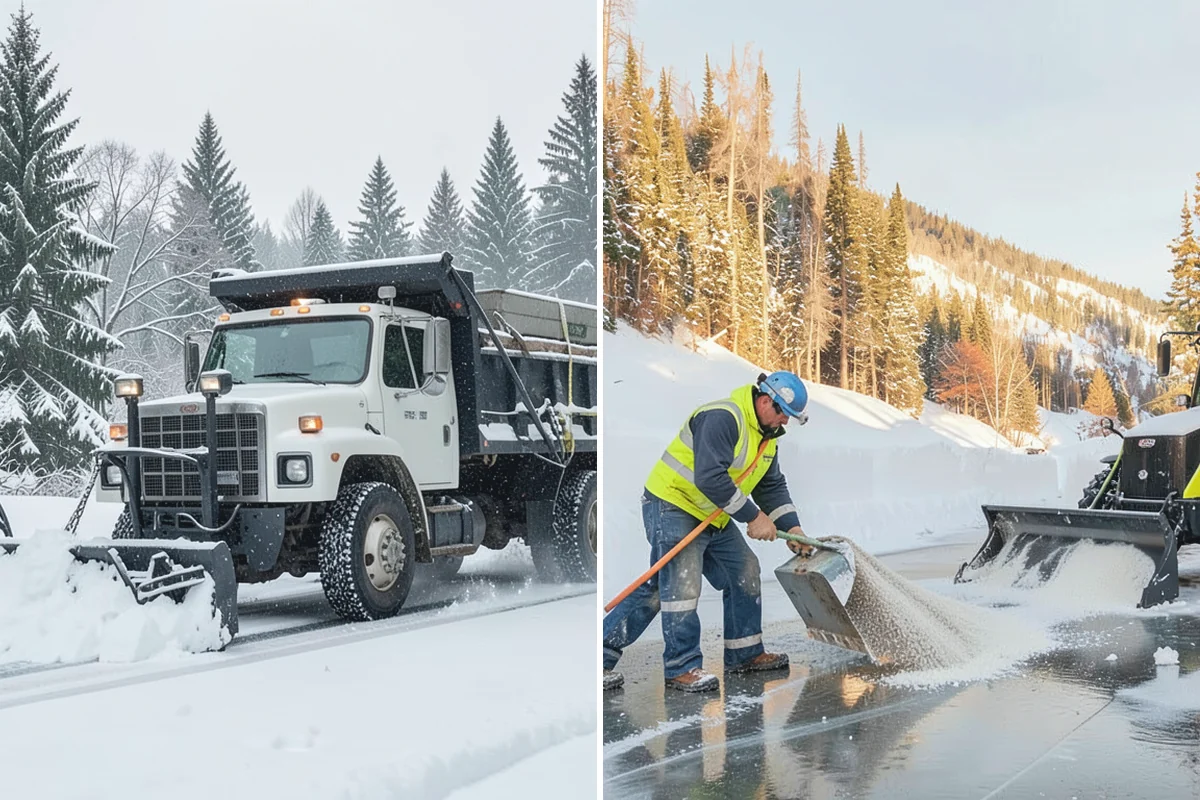 Ice Removal from Driveways in South Prairie, Pierce County, WA - We locate ice from thaw-and-refreeze cycles