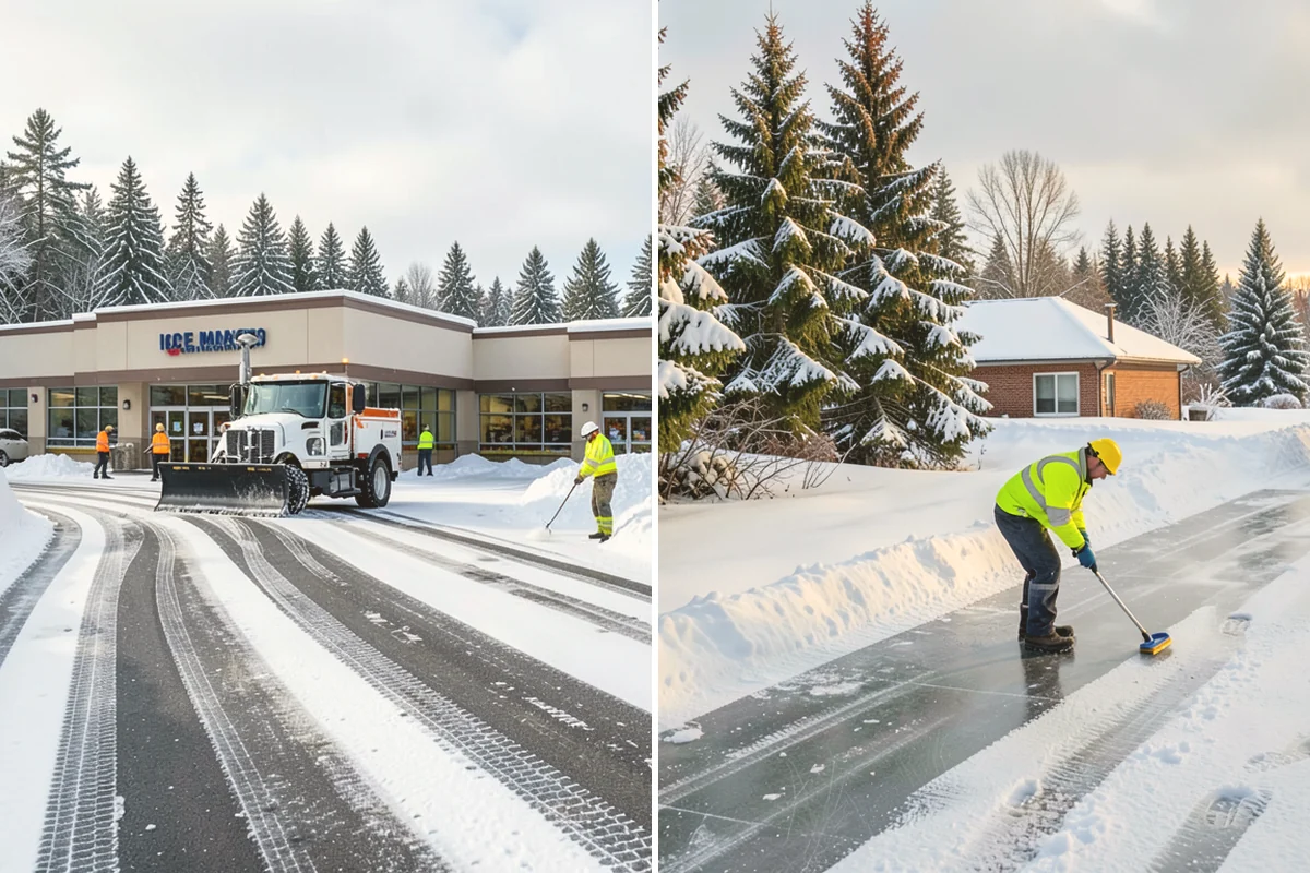 Ice Removal from Driveways in Stanwood, Snohomish County, WA - We locate ice from thaw-and-refreeze cycles