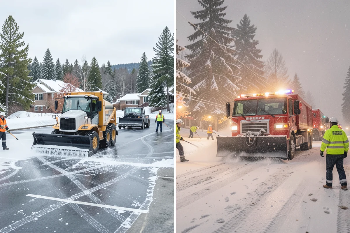 Ice Removal from Driveways in Sumner, Pierce County, WA - We locate ice from thaw-and-refreeze cycles