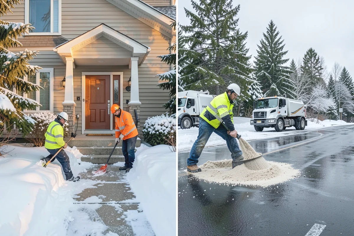 Ice Storm Response in Auburn, King County, WA - Monitor National Weather Service ice-accretion forecasts and stage crews before onset