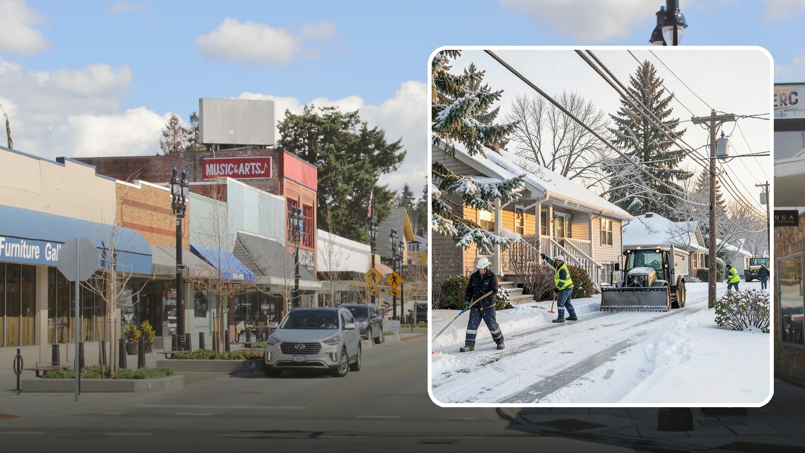 Ice Storm Response in Bothell, King County, WA - We mobilize fast when a Western Washington ice storm glazes your property in a hard, hazardous shell.