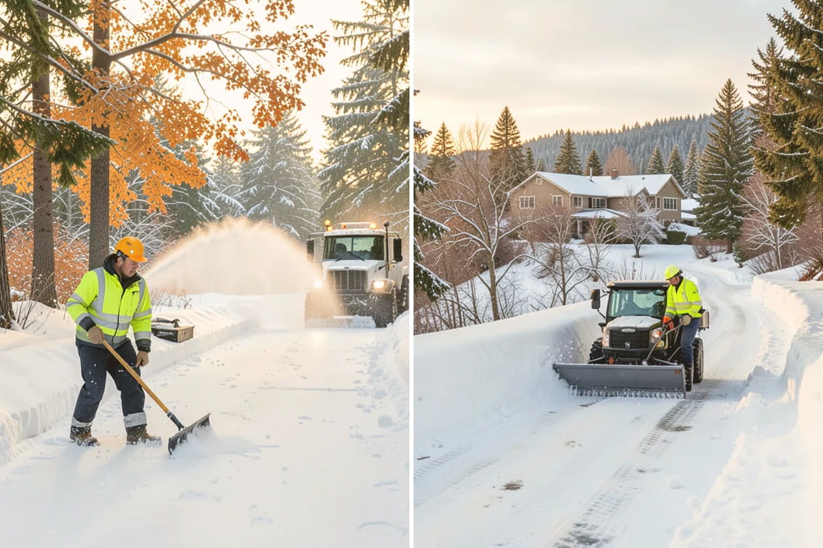 Ice Storm Response in Brier, Snohomish County, WA - Monitor National Weather Service ice-accretion forecasts and stage crews before onset