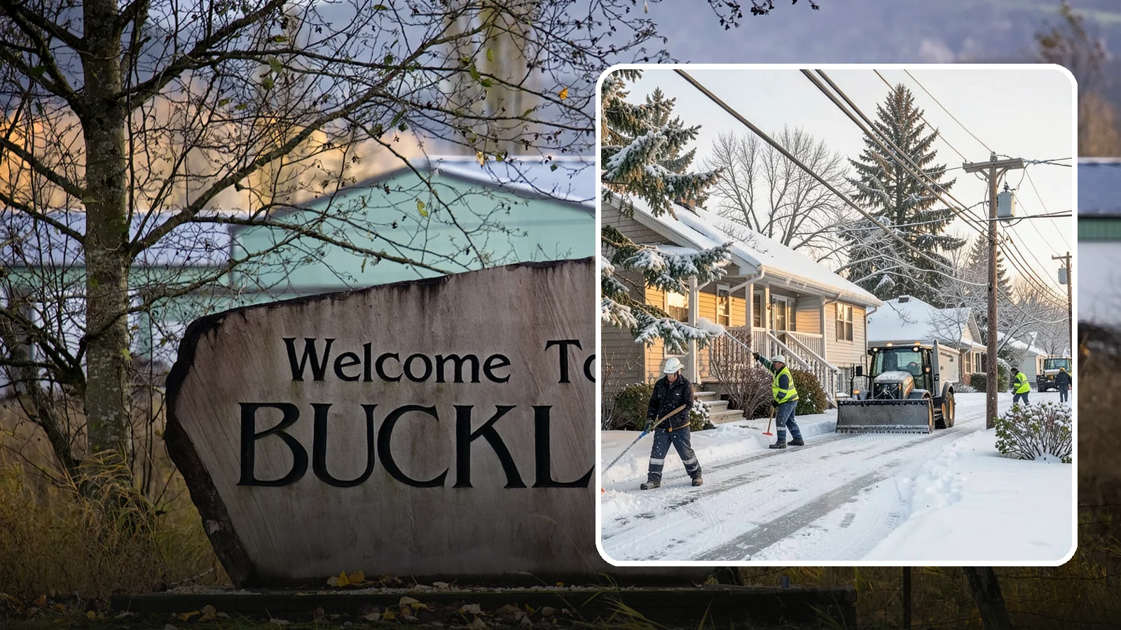 Ice Storm Response in Buckley, Pierce County, WA - We mobilize fast when a Western Washington ice storm glazes your property in a hard, hazardous shell.